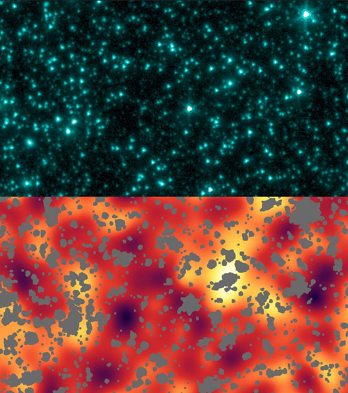 Resultado de imagen de Kashlinsky dirigiÃ³ a un equipo de astrÃ³nomos, que usaron el telescopio espacial Spitzer para explorar el brillo del fondo cÃ³smico en el rango del infrarrojo en una porciÃ³n concreta de cielo. Los cientÃ­ficos reportaron una irregularidad excesiva en ese brillo