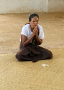 budista rezando